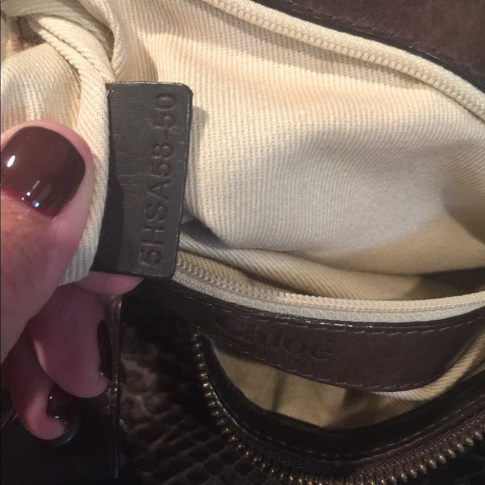 Authentic Chloe Python Bag - image 5